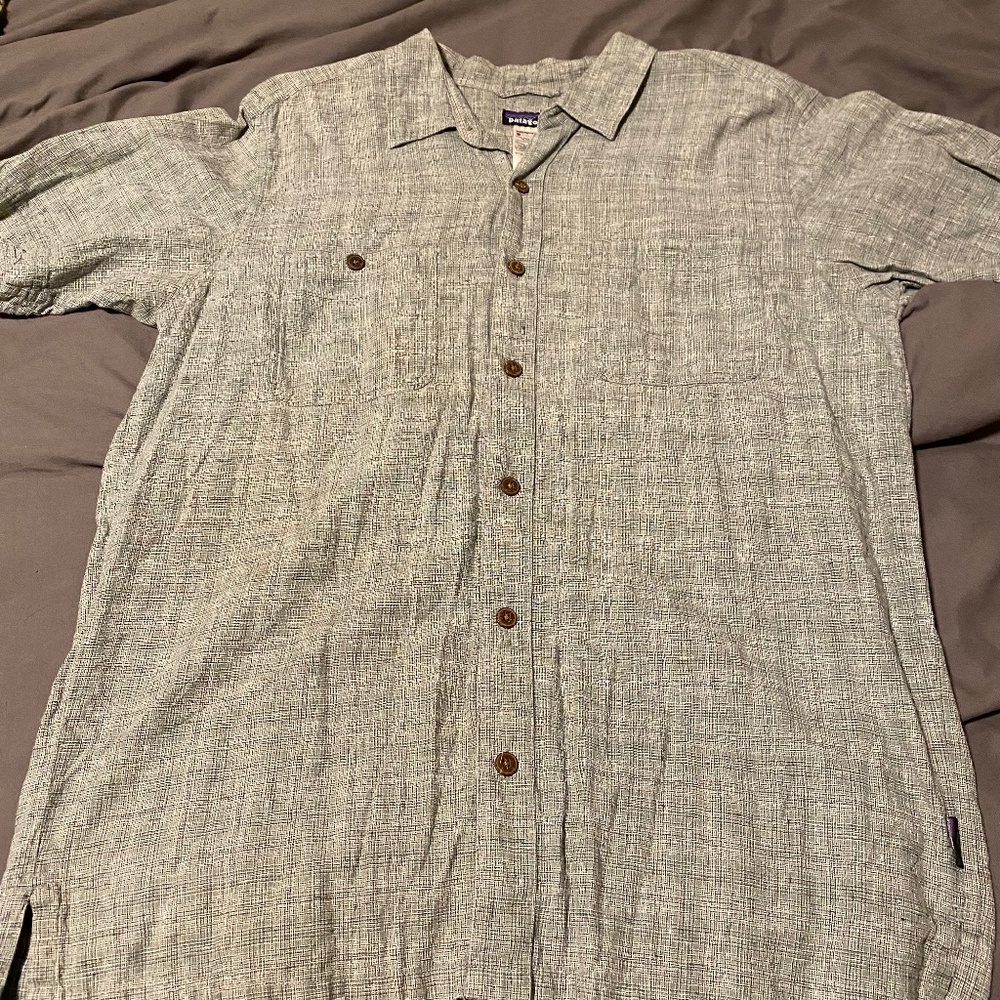 Patagonia Hemp ac Short Sleeve Casual Shirt Size M